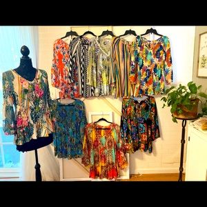 Beautiful figure flattering blouses